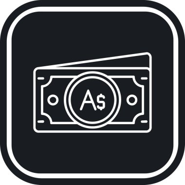 Para ikonu. vektör illüstrasyonu