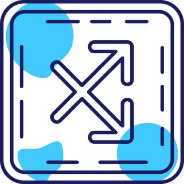 Seo simgesinin vektör illüstrasyonu