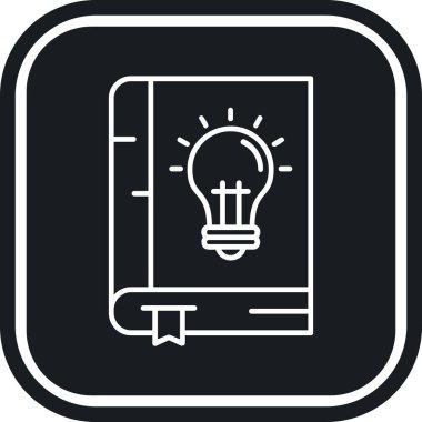 Soyut arkaplanda ampul simgesi izole edildi