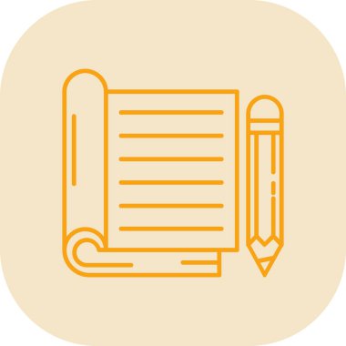 kalem simgesinin vektör illüstrasyonu