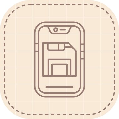 Modern b 'nin vektör illüstrasyonunda simge yok