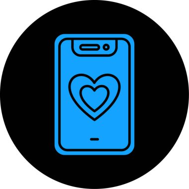 akıllı telefon simgesi vektör illüstrasyonu