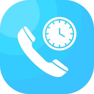 Telefon simgesi vektör illüstrasyonu