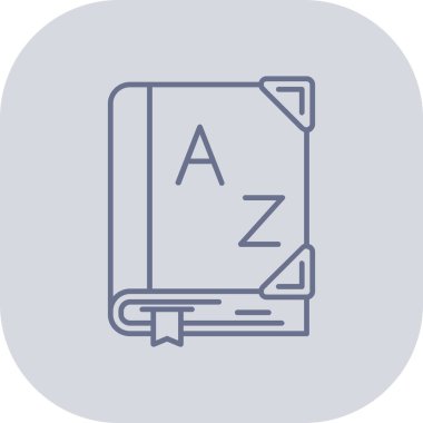 belge ve harf satır biçim vektör tasarımı