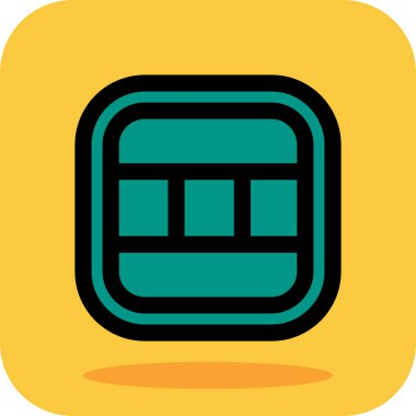 Cüzdan Simgesi Moda Biçimli Ayrı Arkaplan