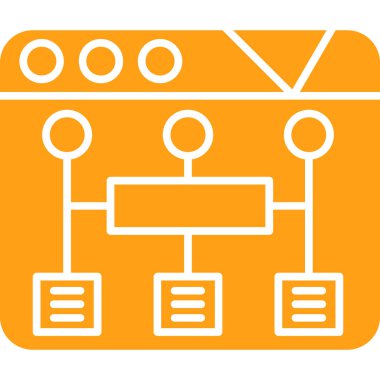 seo modern simgesinin vektör illüstrasyonu