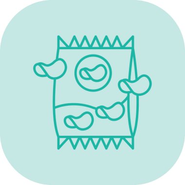 Çizgi film simgesinin vektör çizimi