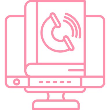 bilgisayar simgesi vektör illüstrasyonu