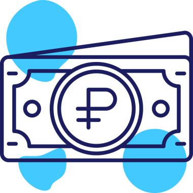 Para birimi simgesi. Web için yen vektör simgelerinin basit çizimi