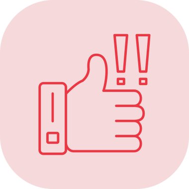 başparmak yukarı simgesi, vektör illüstrasyon tasarımı