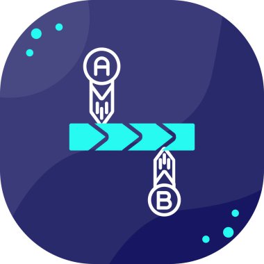 Modern bir simgenin vektör illüstrasyonu