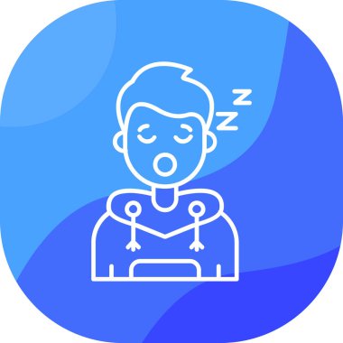 Uyuyordum. Basit resimleme