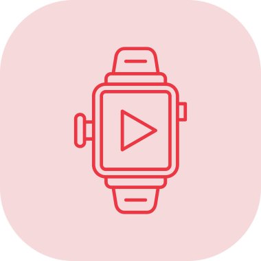 Modern simge saatinin vektör illüstrasyonu