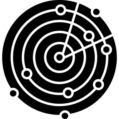 hedef simge, vektör illüstrasyonu