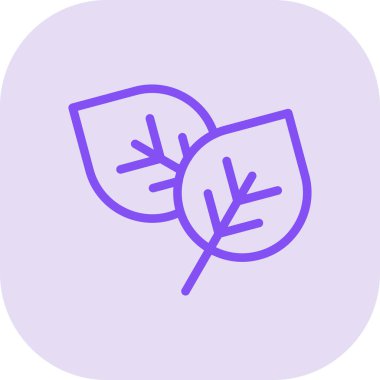 Yaprak ikonu vektör illüstrasyonu