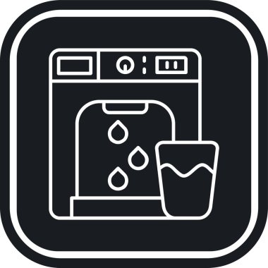 çamaşırhane ikonu vektör illüstrasyonu