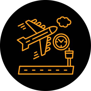 Uçak. Web simgesi basit illüstrasyon