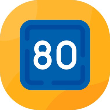 9 numaralı simge, vektör illüstrasyon tasarımı