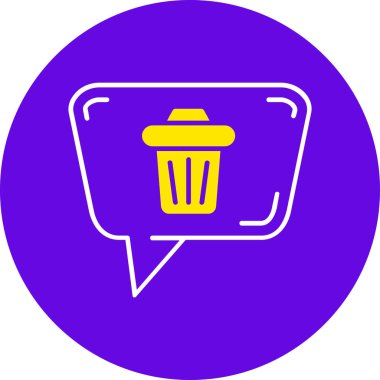 konuşma kabarcığı vektör çizimi