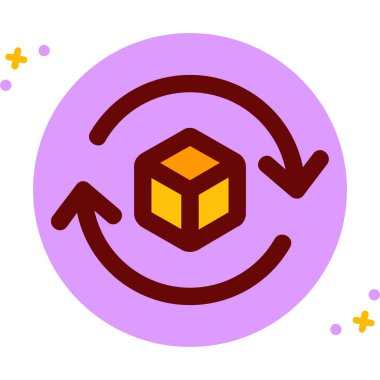 kutu simgesi, vektör illüstrasyonu