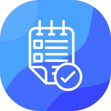 Pano kontrol listesi simgesi - taslak biçimi