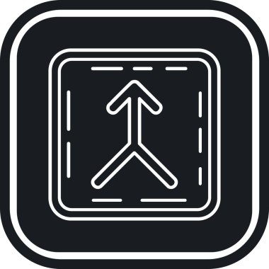 ok yönü simgesi, vektör illüstrasyonu