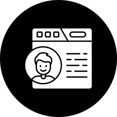 seo modern simgesinin vektör illüstrasyonu