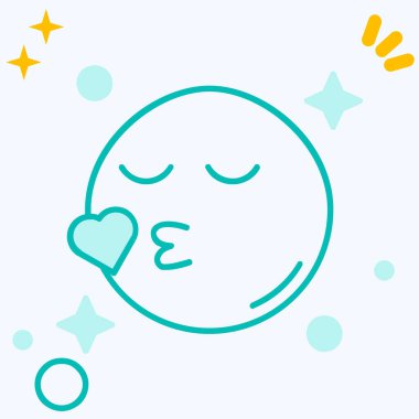 kalp aşk simgesi tasarımı vektör çizimi