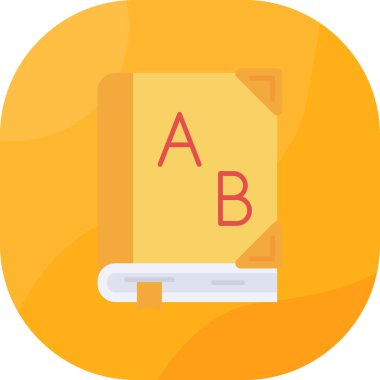 kitap simgesi vektör illüstrasyonu