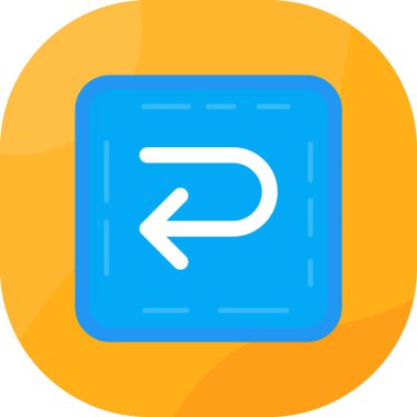 Ok. Web simgesi basit illüstrasyon