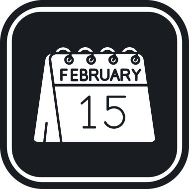 Takvim simgesi, vektör çizimi