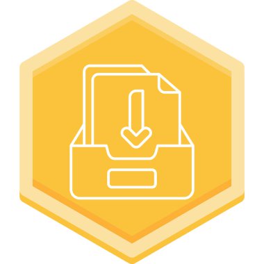 Dosya. Web simgesi basit illüstrasyon