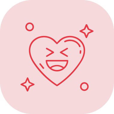 Sevgililer Günü ikonu, vektör tasarımı