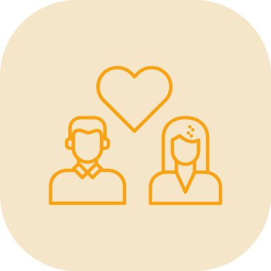 kalp ve aşk vektör illüstrasyonu