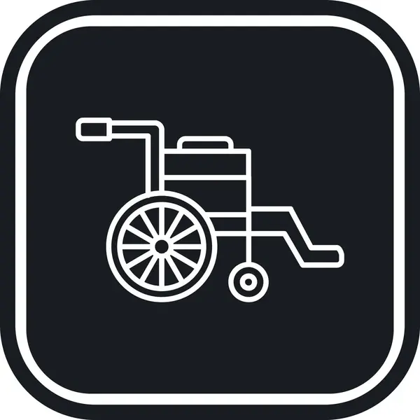 Tekerlekli. Web simgesi basit illüstrasyon