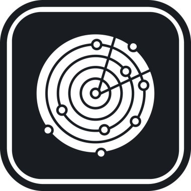 Hedef. Web simgesi basit illüstrasyon