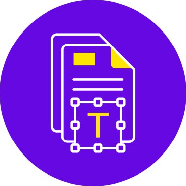 Dizin simgesinin vektör illüstrasyonu