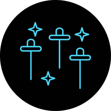 Bir yıldızın vektör illüstrasyonu