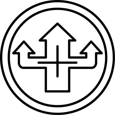 Siyah bir simgenin vektör illüstrasyonu