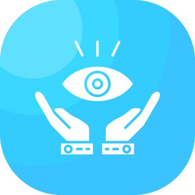 Moda stili izole edilmiş arkaplanda göz simgesi