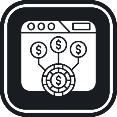 Nakit para simgesi, basit biçim