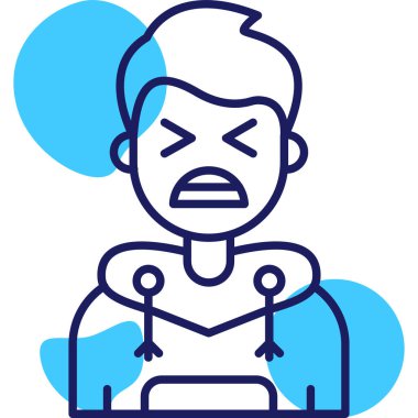 Kızgın adam simgesi