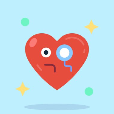 kederli kırmızı kalpler.