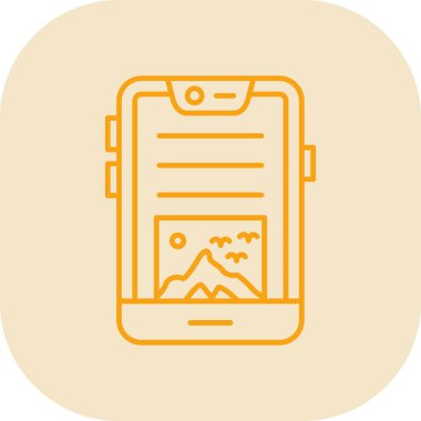 mobil simge vektör illüstrasyonu