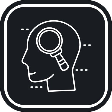 Beyaz arka planda izole insan beyni simgesi