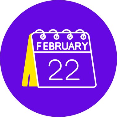 Tek bir günlük takvimdeki 27 Şubat takvimi