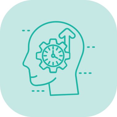 Zaman simgesi vektör illüstrasyonu