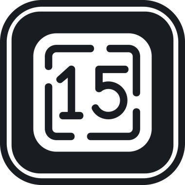 Moda stili izole edilmiş arkaplanda dört numaralı simge