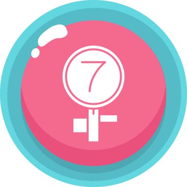 Kadın gününde arka planda simge etiketi çember tasarımı