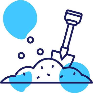 Çizgi film simgesinin vektör çizimi